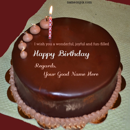 Birthday Cake Image Create With Name And Send Online