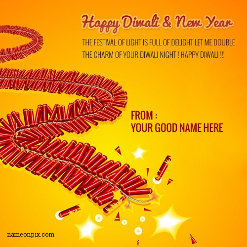 Diwali And New Year Wishes With Name
