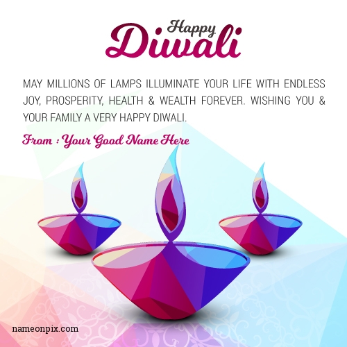Diwali Message With My Name [NEW 2020]