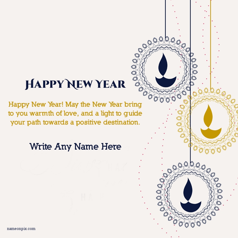 New Year Wishes Images With Name